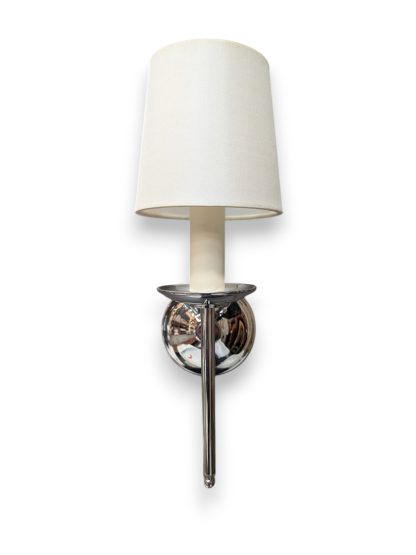 Palmer Hargrave Polished Nickel Sconce