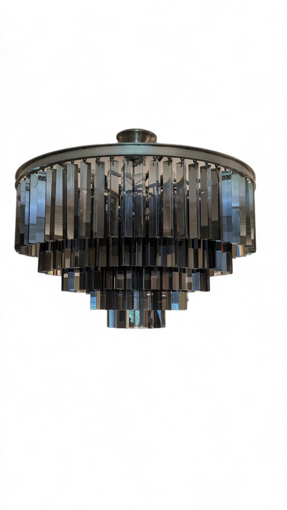 5 Tiered Elegant Lighting Sydney Collection Semi Flush Mount Light