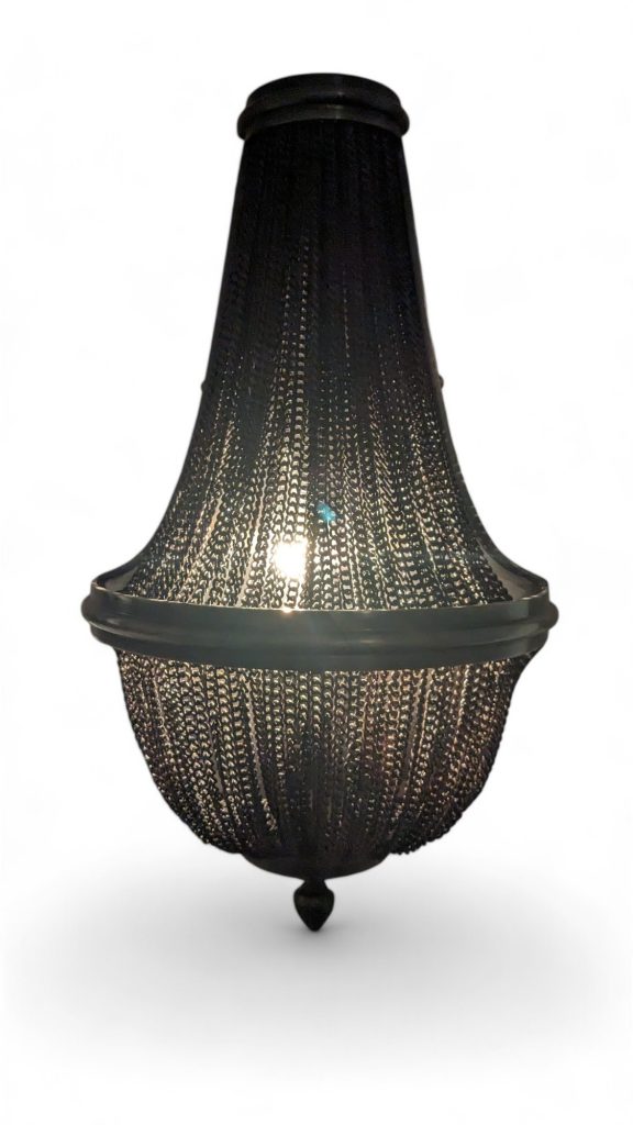 Chain Mail Wall Sconce