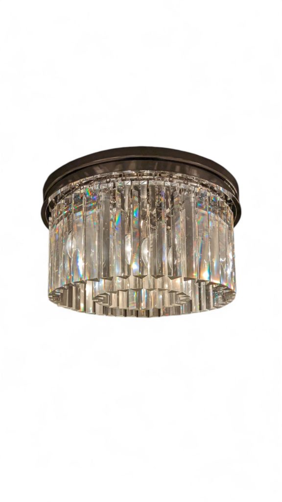 Single Tiered Elegant Lighting Sydney Collection Flush Mount Light