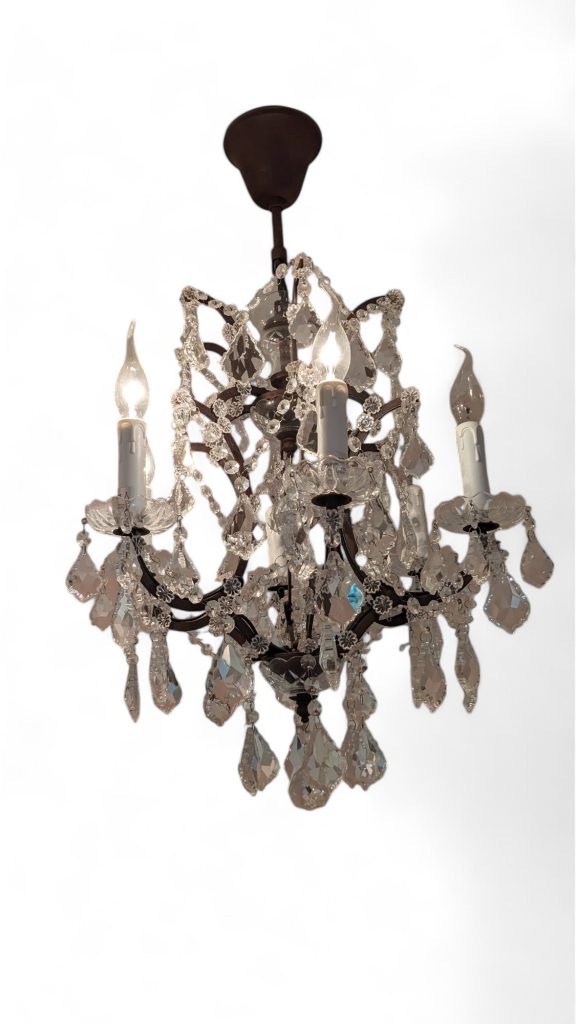 Royal Cut Crystal Chandelier from Elegant Lighting's St. Francis Collection